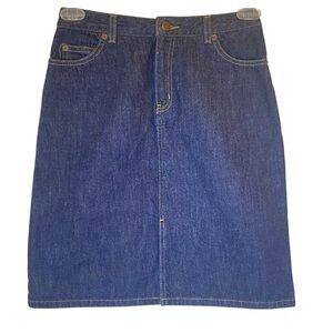 The LIMITED women's size 4 Dark Blue Denim Jean Pencil Skirt New without tags